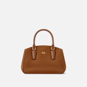 Elegant PU Leather Top Handle Bag without Shoulder Strap